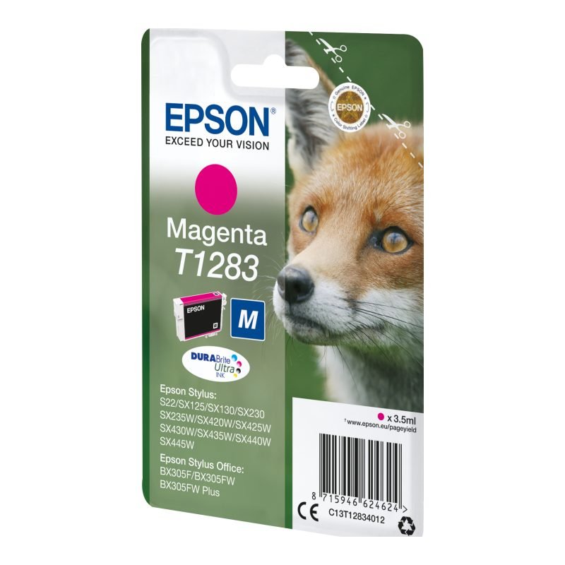 Epson T1283 C13T12834022 Kırmızı Mürekkep Kartuşu