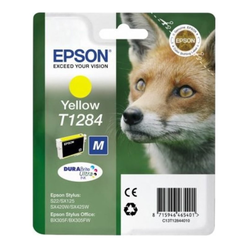 Epson T1284 C13T12844010 Sarı Mürekkep Kartuşu