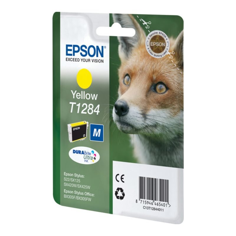 Epson T1284 C13T12844011 Sarı Mürekkep Kartuşu