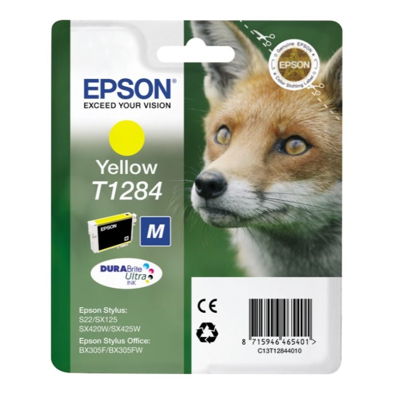 Epson T1284 C13T12844020 Sarı Mürekkep Kartuşu