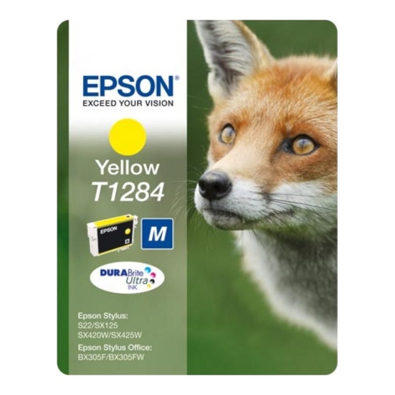 Epson T1284 C13T12844021 Sarı Mürekkep Kartuşu