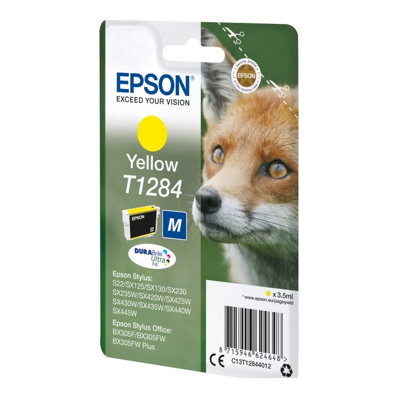 Epson T1284 C13T12844022 Sarı Mürekkep Kartuşu