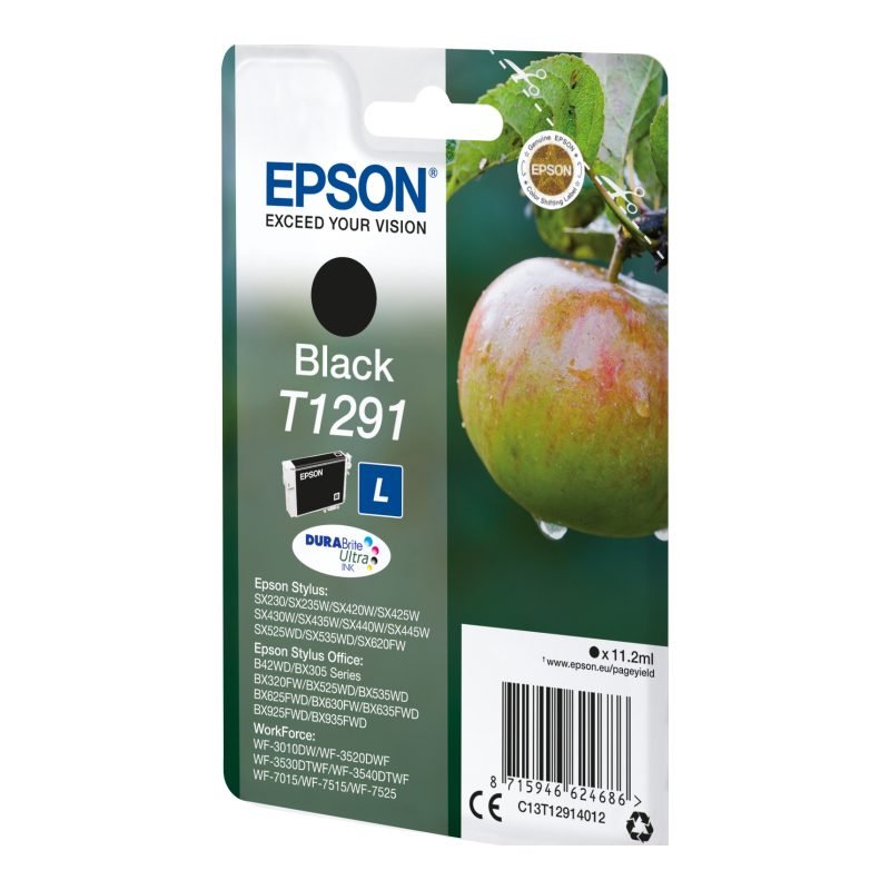 Epson T1291 C13T12914022 Siyah Mürekkep Kartuşu