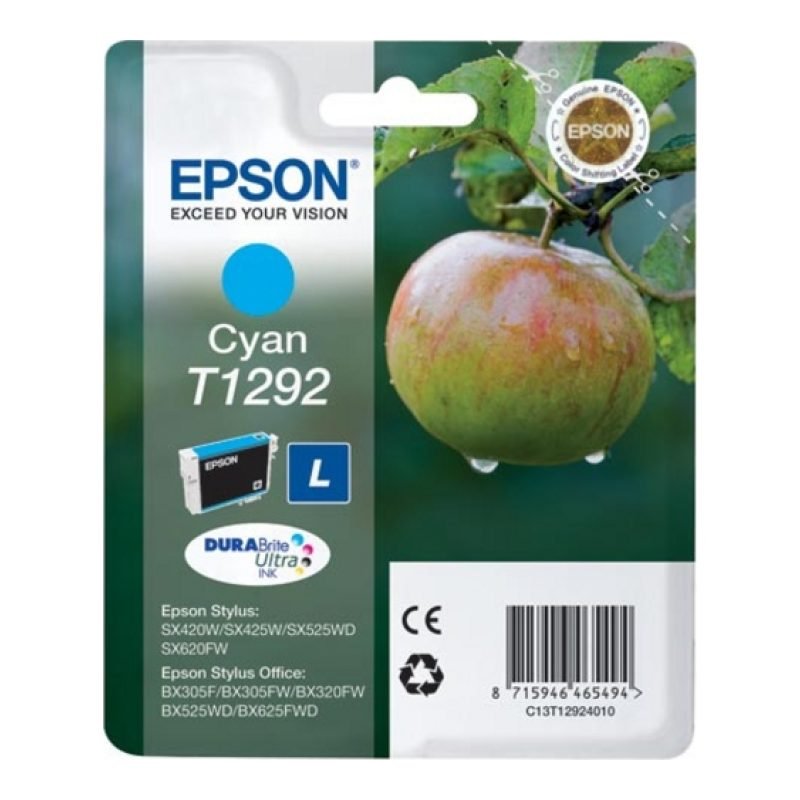 Epson T1292 C13T12924021 Mavi Mürekkep Kartuşu