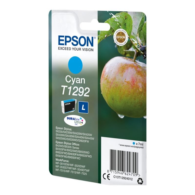 Epson T1292 C13T12924022 Mavi Mürekkep Kartuşu