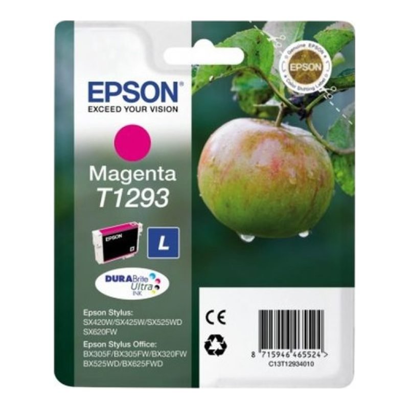 Epson T1293 C13T12934010 Kırmızı Mürekkep Kartuşu