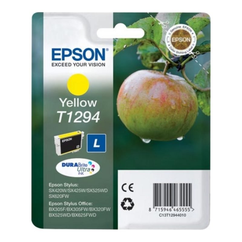 Epson T1294 C13T12944021 Sarı Mürekkep Kartuşu