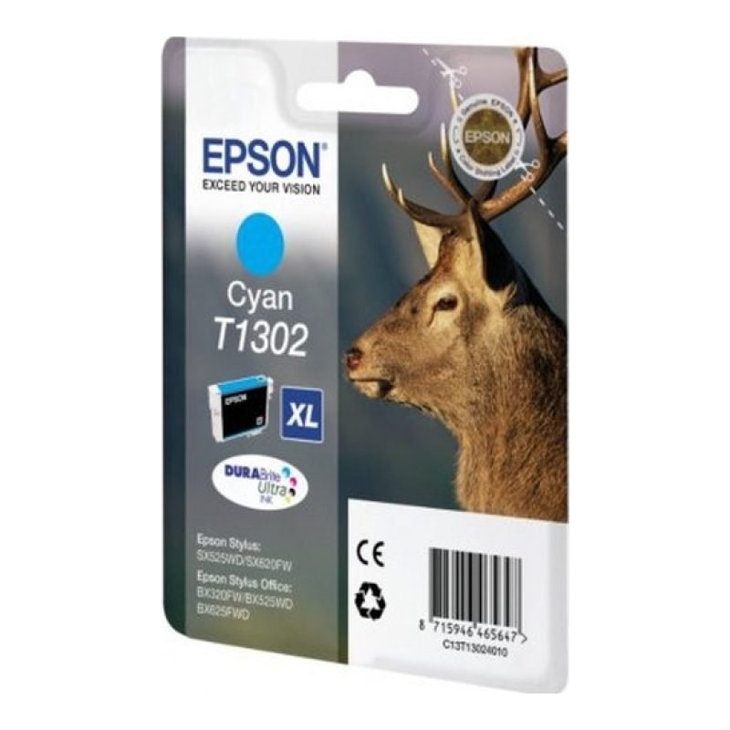 Epson T1302 C13T13024020 Mavi Mürekkep Kartuşu