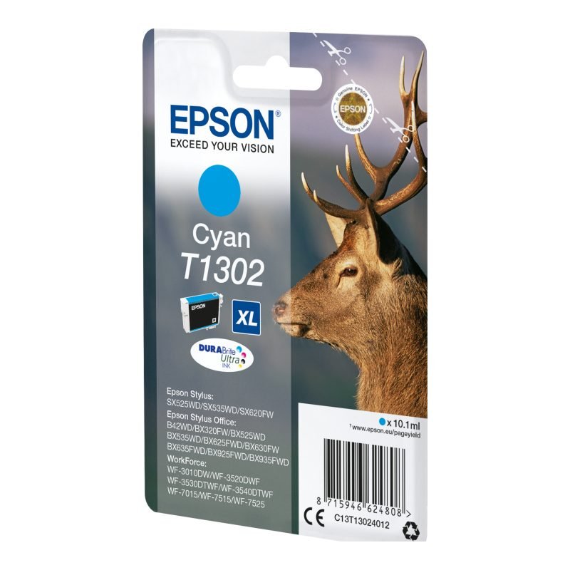 Epson T1302 C13T13024022 Mavi Mürekkep Kartuşu