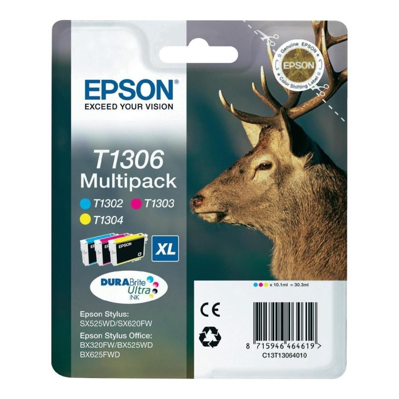 Epson T1306 C13T13064010 Üç Renkli Mürekkep Kartuşu