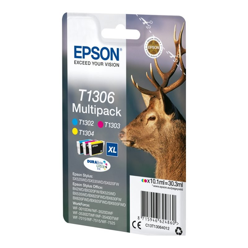 Epson T1306 C13T13064022 Üç Renkli Mürekkep Kartuşu
