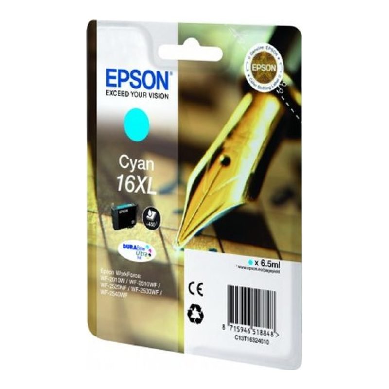 Epson 16XL C13T16324010 Mavi Mürekkep Kartuşu — görsel 2