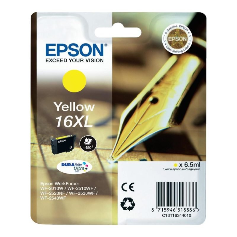 Epson 16XL C13T16344010 Sarı Mürekkep Kartuşu