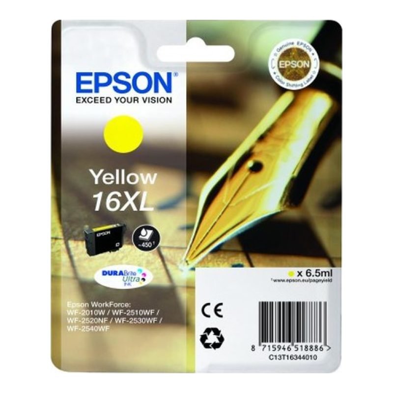 Epson 16XL C13T16344010 Sarı Mürekkep Kartuşu — görsel 2