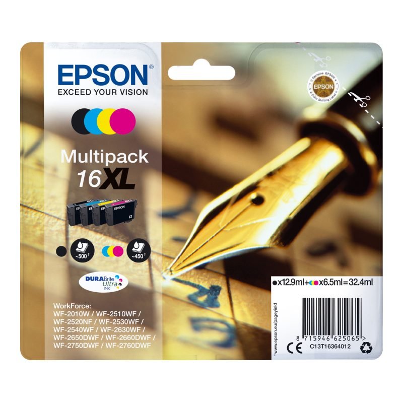 Epson 16XL C13T16364012 Üç Renkli Mürekkep Kartuşu