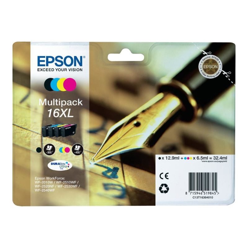 Epson 16XL C13T16364020 Üç Renkli Mürekkep Kartuşu