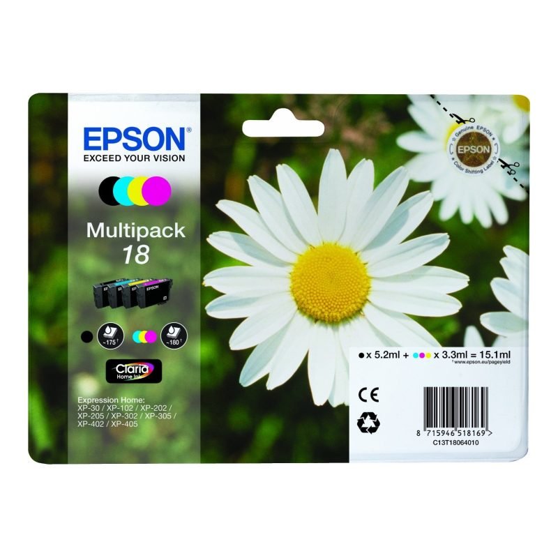 Epson C13T18064010 Üç Renkli Mürekkep Kartuşu