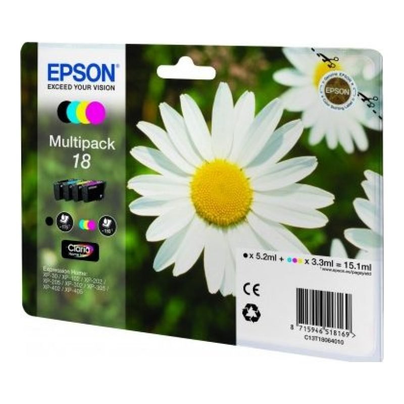 Epson C13T18064010 Üç Renkli Mürekkep Kartuşu — görsel 2
