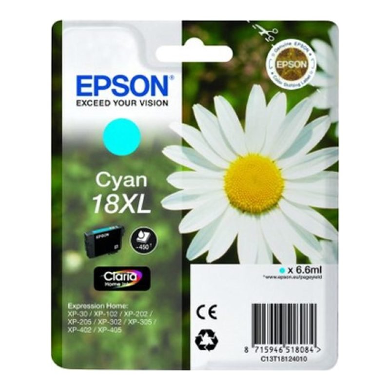 Epson C13T18124020 Mavi Mürekkep Kartuşu