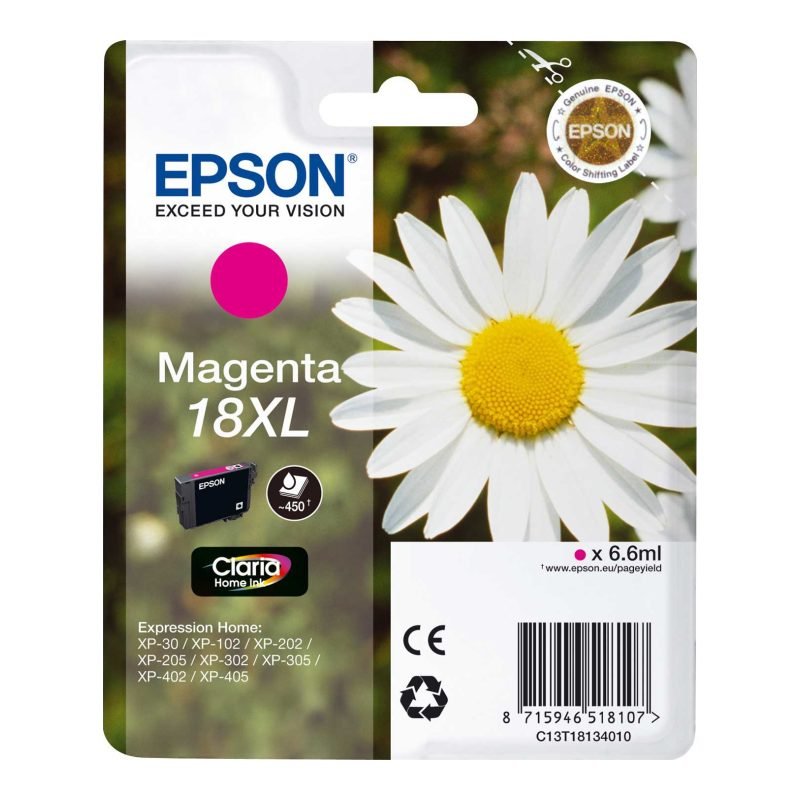 Epson C13T18134010 Kırmızı Mürekkep Kartuşu