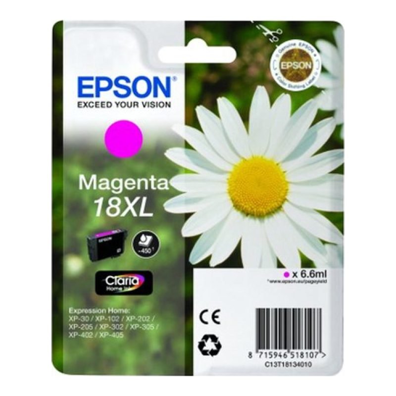 Epson C13T18134020 Kırmızı Mürekkep Kartuşu