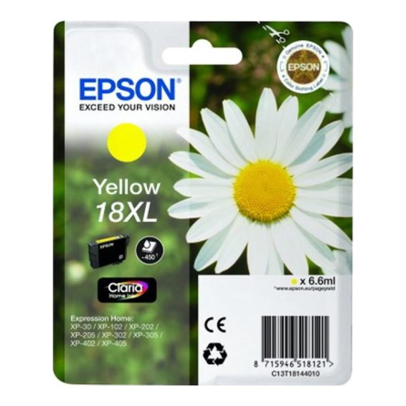 Epson C13T18144020 Sarı Mürekkep Kartuşu