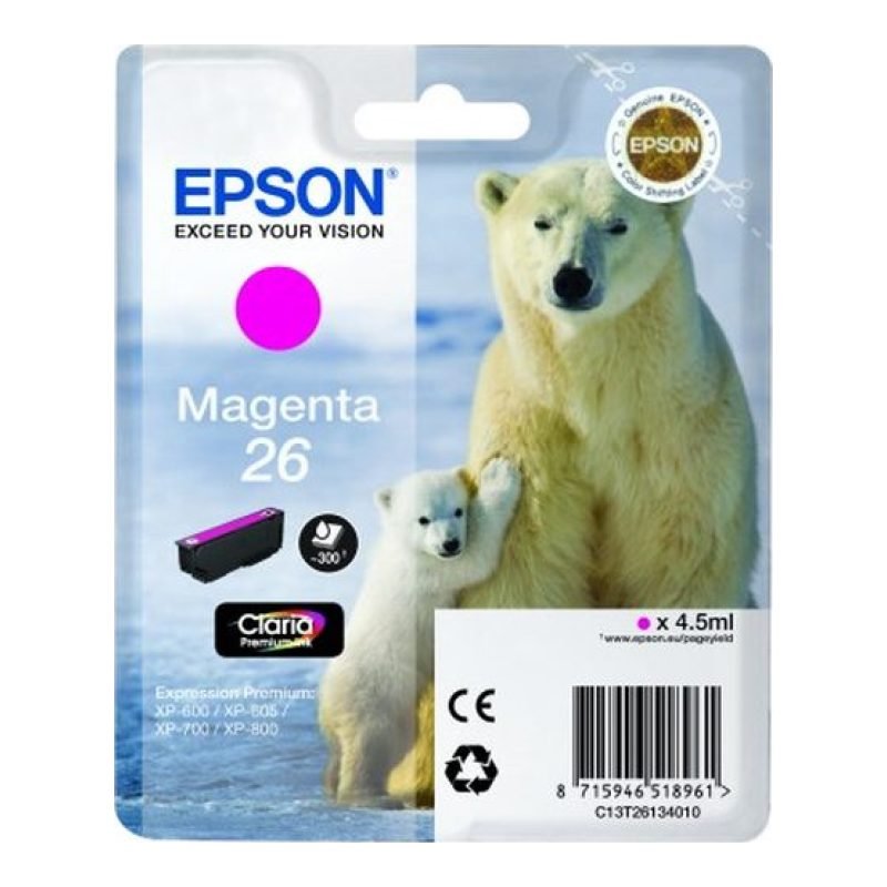 Epson 26 C13T26134010 Kırmızı Mürekkep Kartuşu — görsel 2