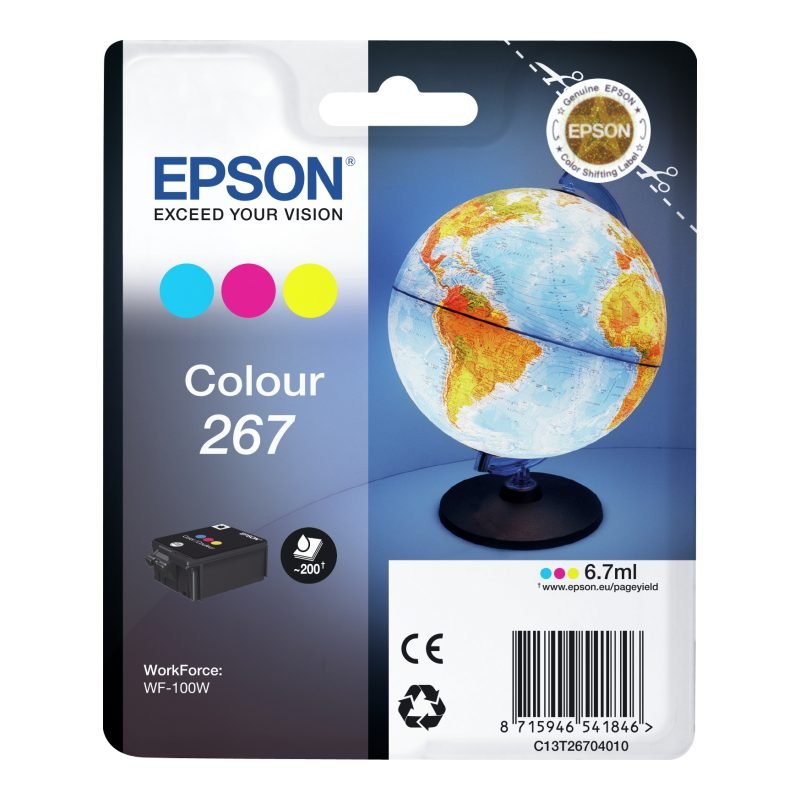 Epson 267 C13T26704010 Üç Renkli Mürekkep Kartuşu