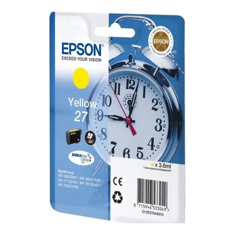 Epson 27 C13T27044010 Sarı Mürekkep Kartuşu — görsel 2