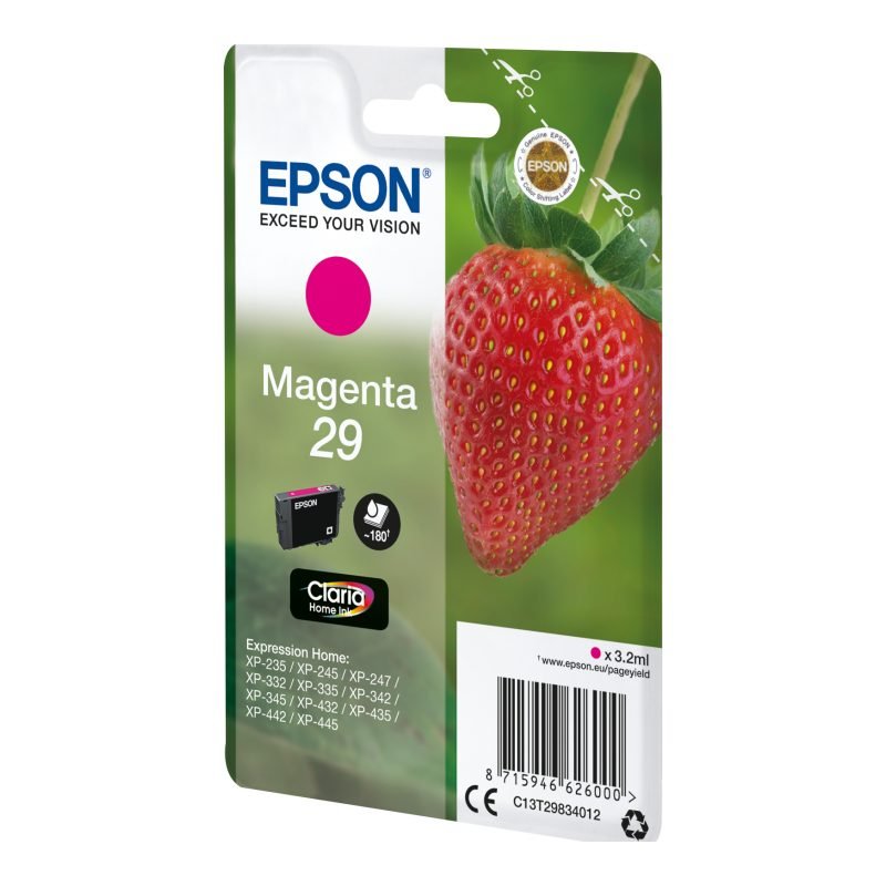 Epson C13T29834012 Kırmızı Mürekkep Kartuşu