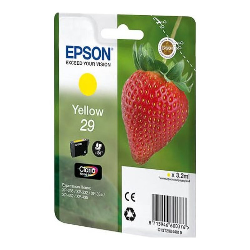 Epson 29 Y C13T29844010 Sarı Mürekkep Kartuşu