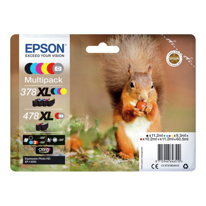 Epson 378XL C13T379D4010 Üç Renkli Mürekkep Kartuşu
