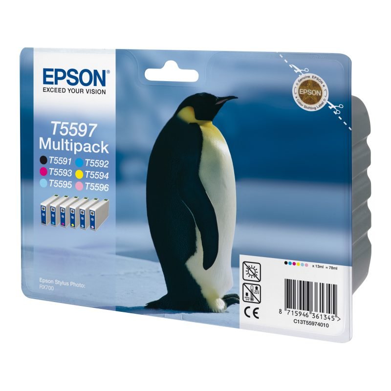 Epson T5597 C13T55974020 Üç Renkli Mürekkep Kartuşu