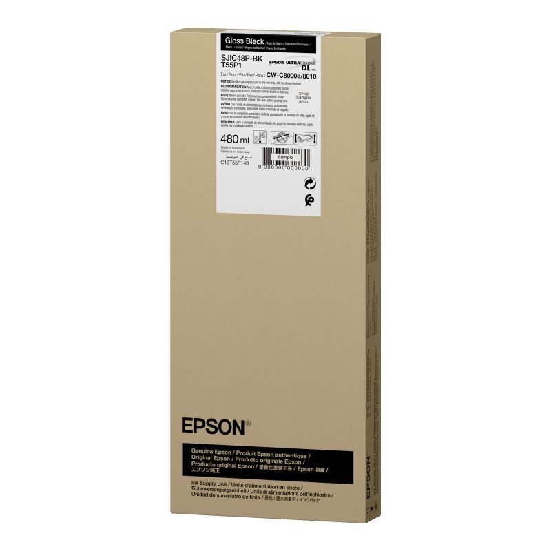 Epson SJIC48P-BK C13T55P140 Siyah Mürekkep Kartuşu — görsel 2