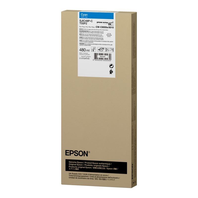 Epson SJIC48P-C C13T55P240 Mavi Mürekkep Kartuşu — görsel 2