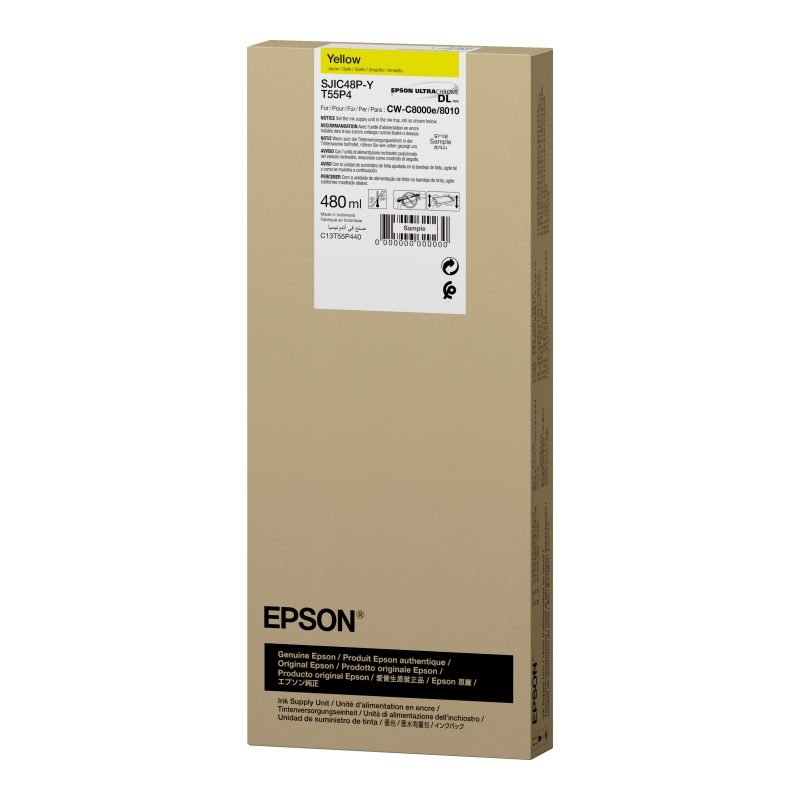 Epson SJIC48P-Y C13T55P440 Sarı Mürekkep Kartuşu — görsel 2