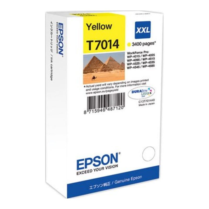 Epson T7014 C13T701440 Sarı Mürekkep Kartuşu