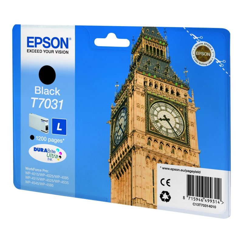 Epson C13T70314010 Siyah Mürekkep Kartuşu