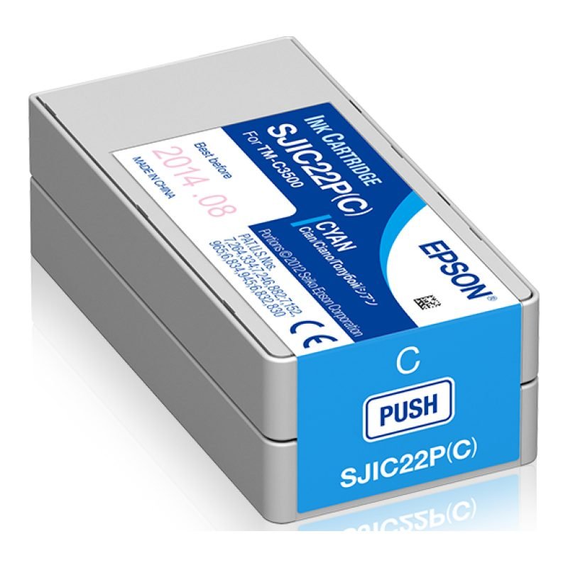 Epson SJIC22P C33S020602 Mavi Mürekkep Kartuşu