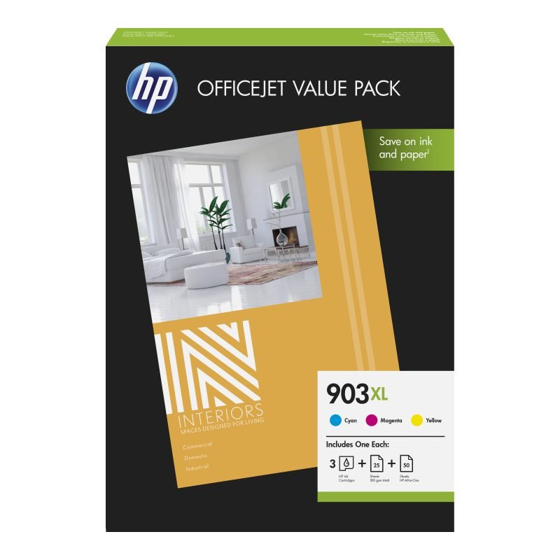 HP 903XL Ofis Avantaj Paketi 1CC20AE Üç Renkli Mürekkep Kartuşu