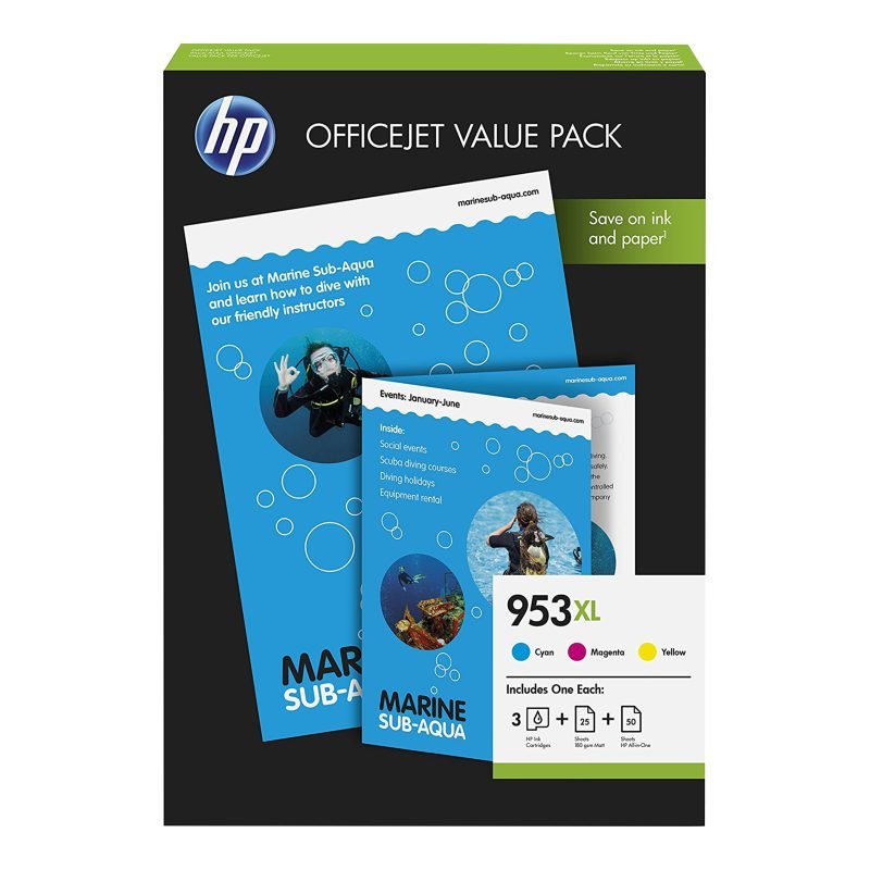 HP 953XL Ofis Avantaj Paketi 1CC21AE Üç Renkli Mürekkep Kartuşu