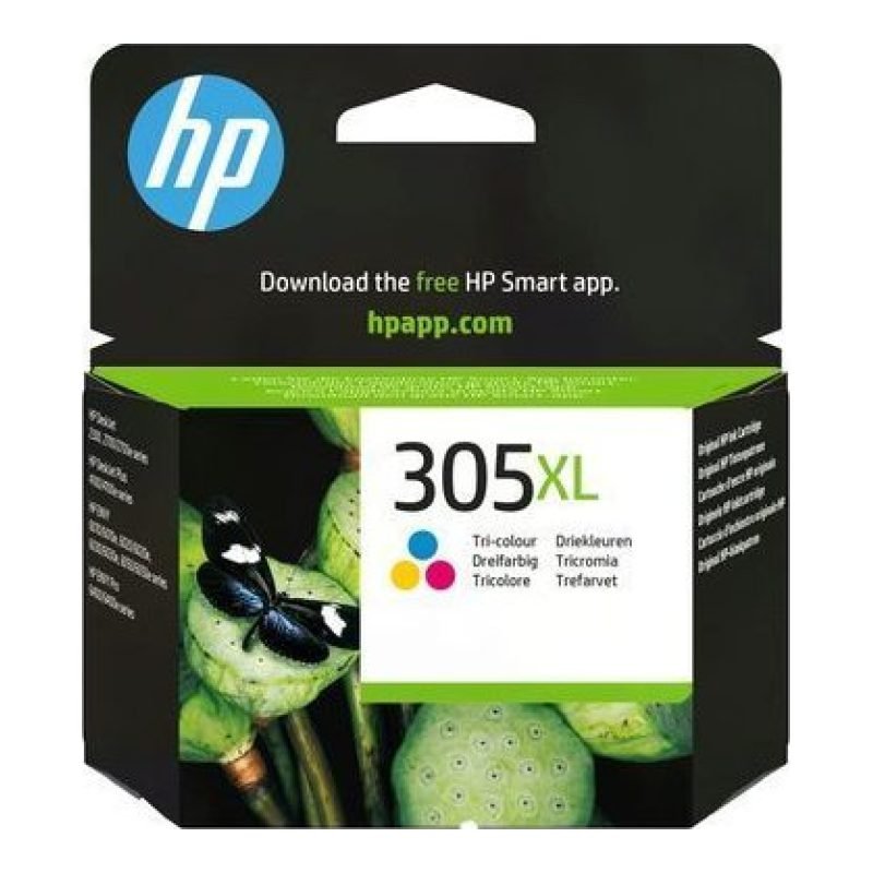 HP 305XL Üç 3YM63AE Üç Renkli Mürekkep Kartuşu