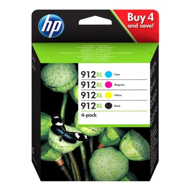HP 912XL 3YP34AE Üç Renkli Yüksek Kapasiteli Mürekkep Kartuşu