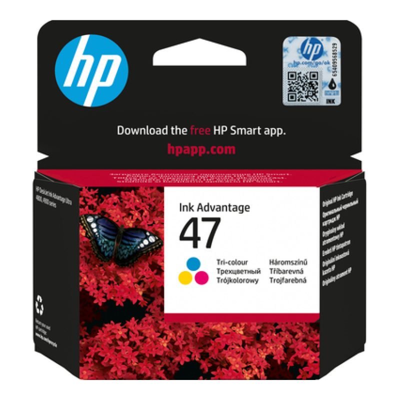 HP 47 Üç 6ZD61AE Üç Renkli Mürekkep Kartuşu