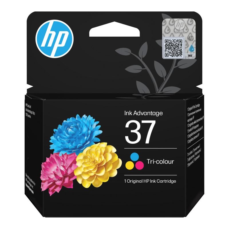 HP 37 Üç 7FP44AE Üç Renkli Mürekkep Kartuşu