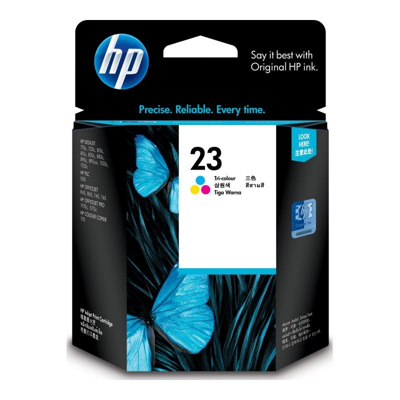 HP 23 Üç C1823D Üç Renkli Mürekkep Kartuşu