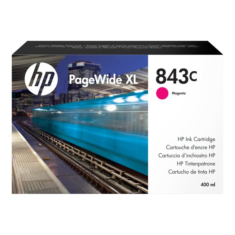 HP 843C 400 ml C1Q67A Kırmızı Yüksek Kapasiteli Mürekkep Kartuşu