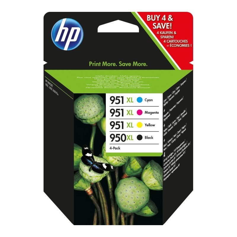 HP 950XL C2P43AE Üç Renkli Yüksek Kapasiteli Mürekkep Kartuşu