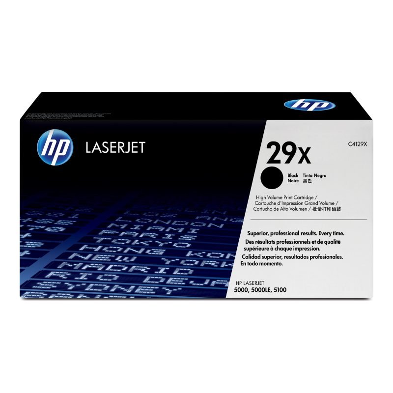 HP 29X C4129X Siyah Yüksek Kapasiteli Toner