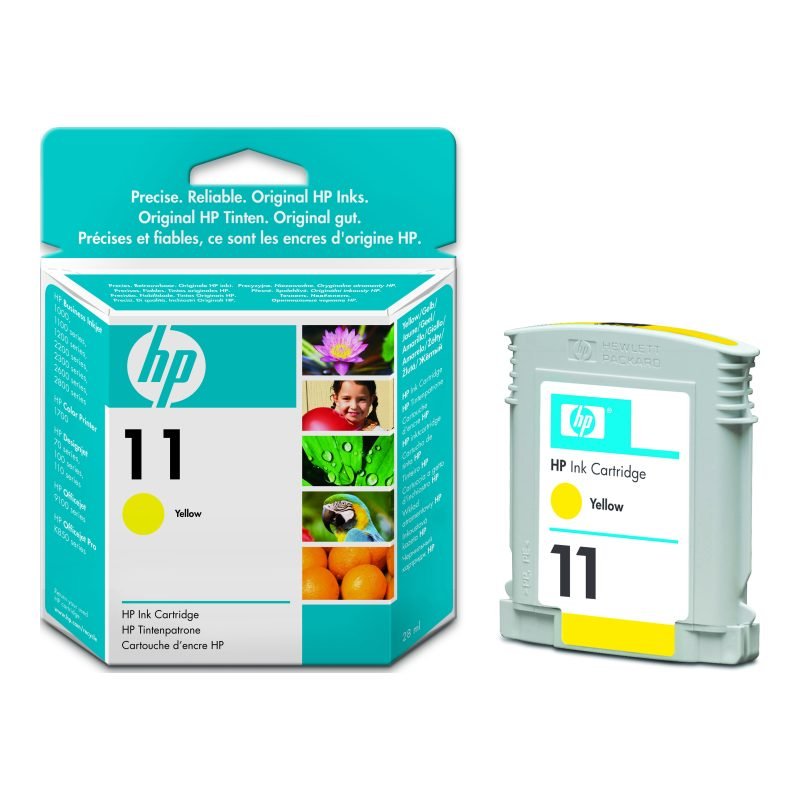 HP 11 C4838A Sarı Mürekkep Kartuşu